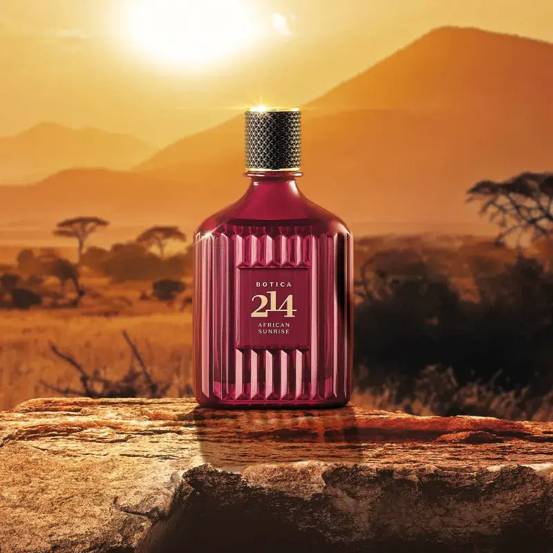 Zonsopgang boven de Afrikaanse savanne – inspiratiebeeld voor Botica 214 African Sunrise