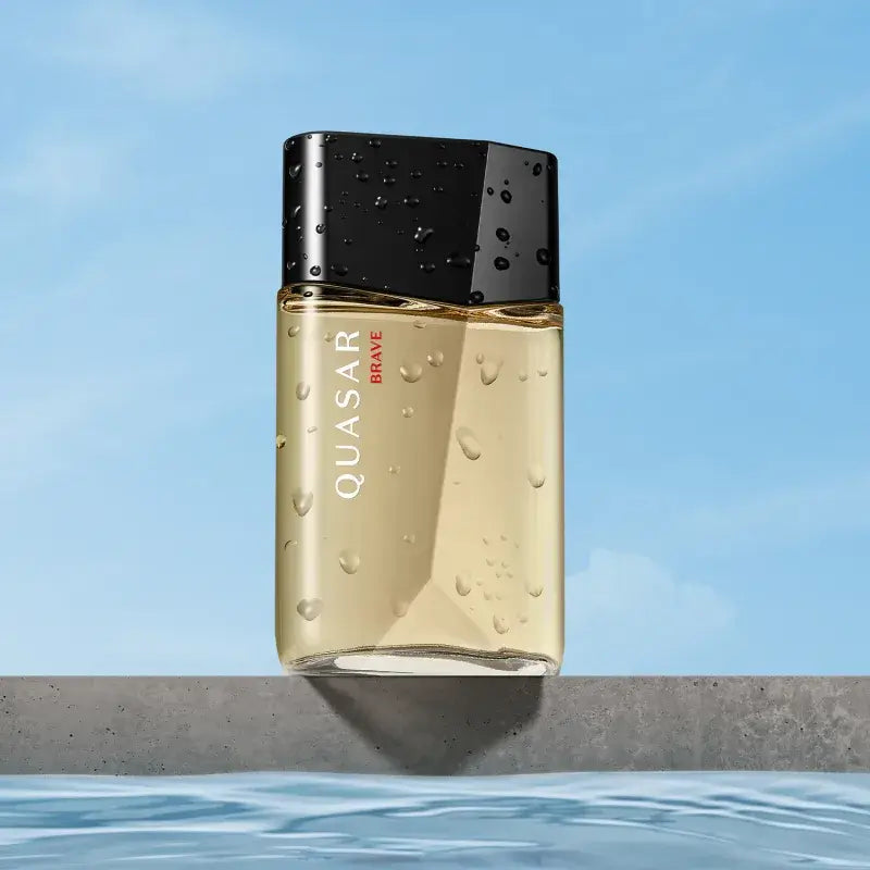 Quasar Brave Eau de Toilette flacon – stoer design met krachtige mannelijke uitstraling