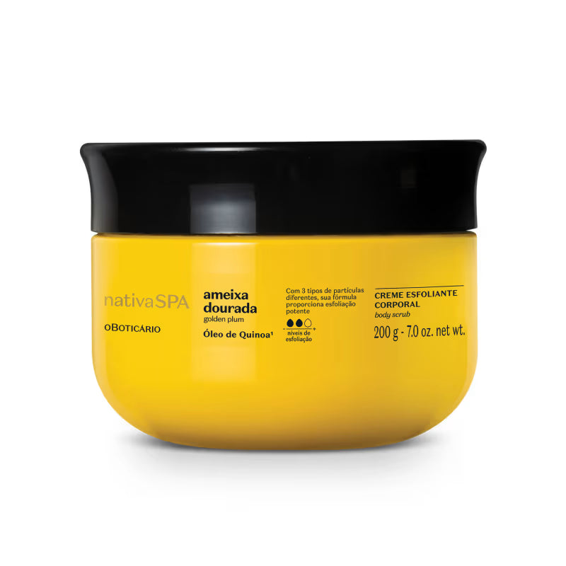 Nativa SPA Scrub Ameixa Dourada (Gouden Pruim) - oBoticário - 200 g