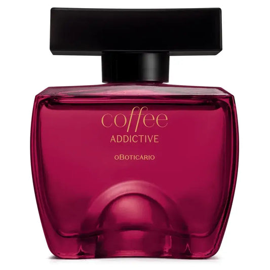 Flacon van Coffee Woman Addictive met diep paarse glans en gouden details