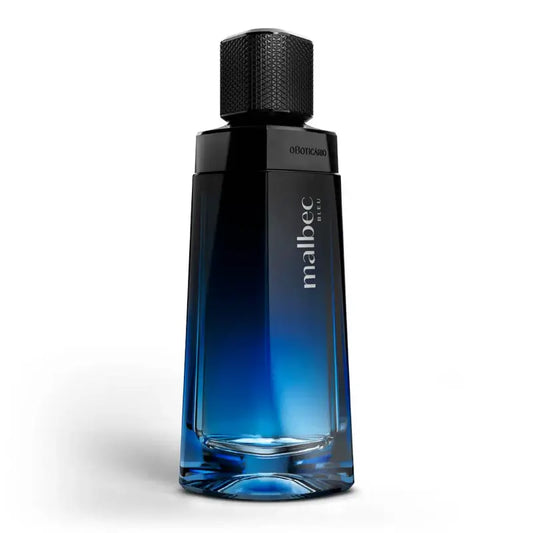 Malbec Bleu Eau de Toilette van oBoticário op een witte achtergond