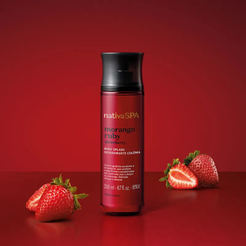 Nativa SPA Body Splash Morango Ruby (Strawberry)