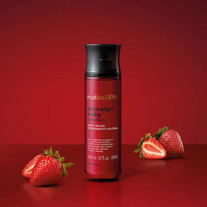Nativa SPA Body Splash Morango Ruby (Strawberry)