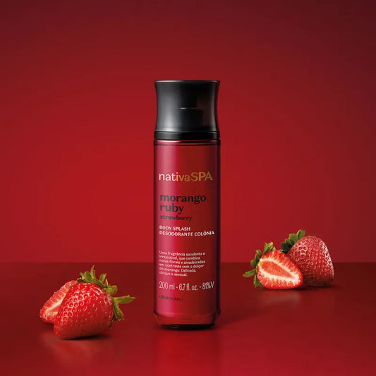 Nativa SPA Body Splash Morango Ruby (Strawberry)