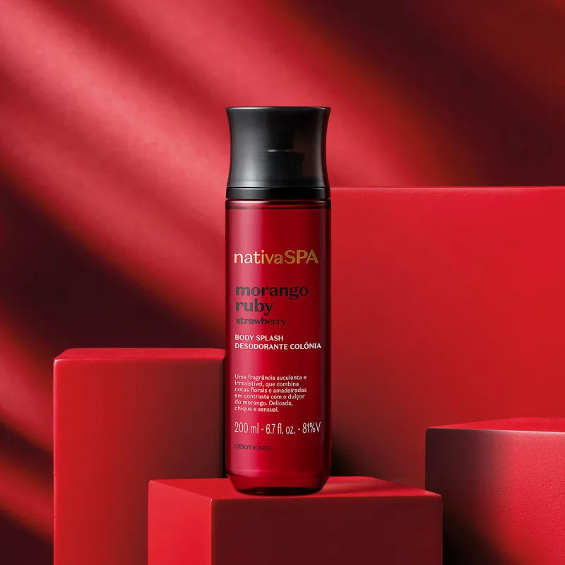 Nativa SPA Body Splash Morango Ruby (Strawberry)