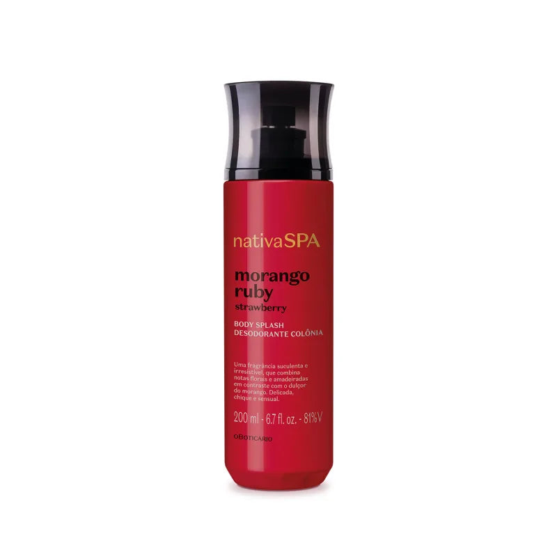 Nativa SPA Body Splash Morango Ruby (Strawberry)