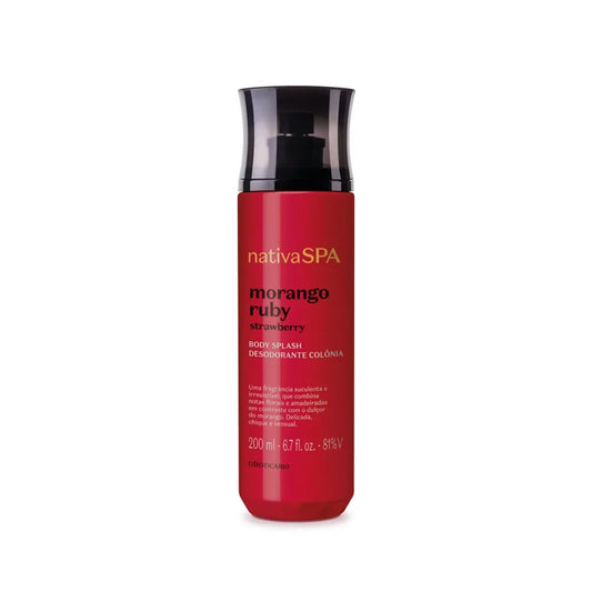 Nativa SPA Body Splash Morango Ruby (Strawberry)