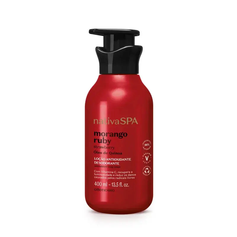 Nativa SPA Bodylotion Morango Ruby (Aardbei) - oBoticário - 400 ml