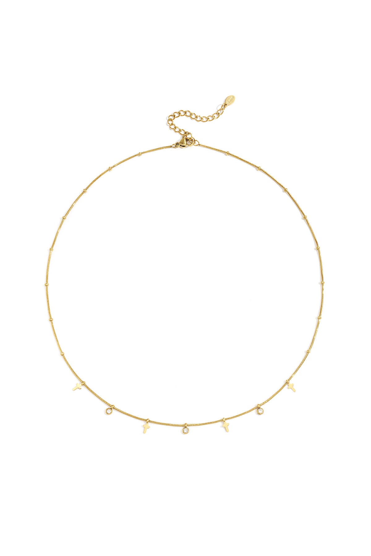 Ketting met Kruisjes Goud