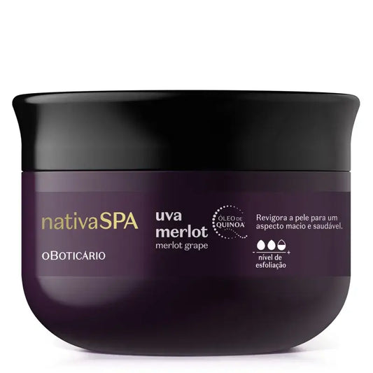 Nativa SPA Scrub Uva Merlot (Merlot Druif) - oBoticário - 200 g