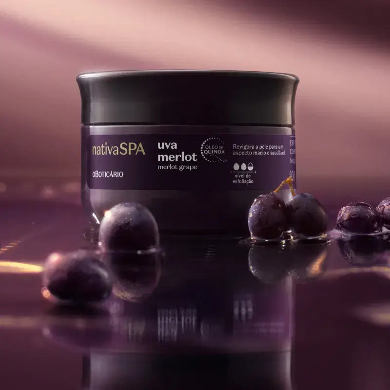 Nativa SPA Scrub Uva Merlot (Merlot Druif) - oBoticário - 200 g